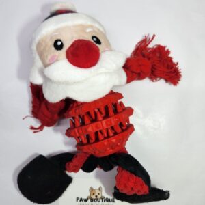 Santa Clause Interactive Rubber Ball and Rope toy